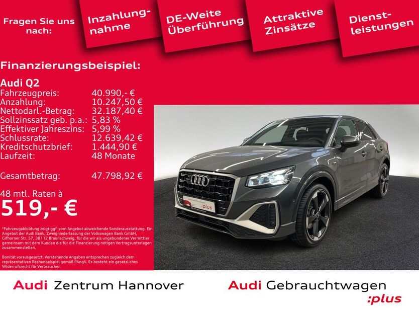 Audi Q2 7.873 km 39.990 € Hannover 30179
