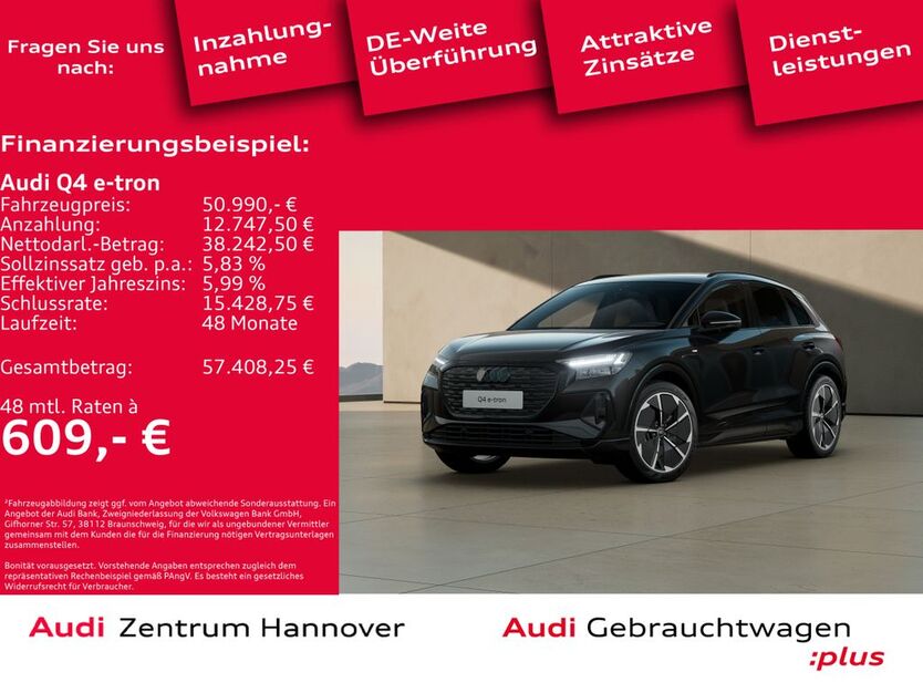 Audi Q4 e-tron 8.698 km 50.990 € Hannover 30179