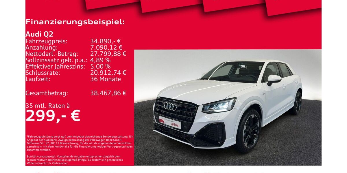 Audi Q2 4.999 km 34.890 &euro; Hannover 30179