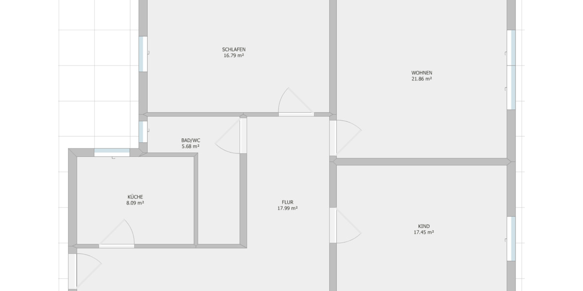 Etagenwohnung Hannover Döhren-Wülfel - 3 Zimmer, 90 m&sup2;, 198.000&euro; | Angebot:24980767