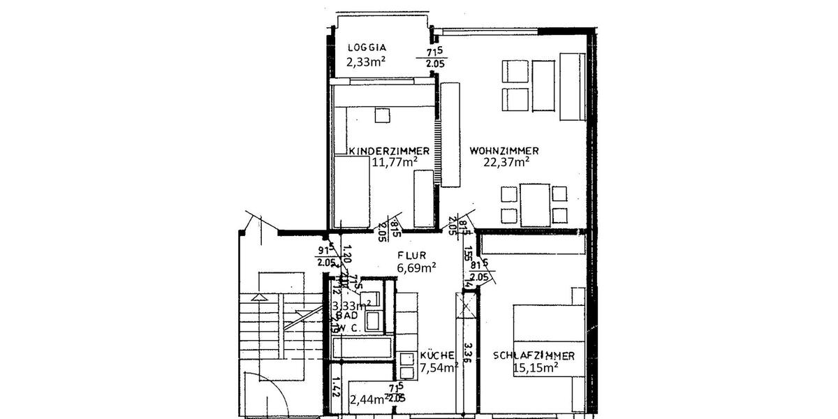 Hochparterre Isernhagen - 3 Zimmer, 73 m&sup2;, 225.000&euro; | Angebot:26145358