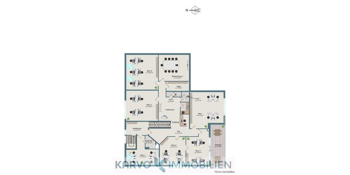 Gewerbeobjekt Hannover Vahrenheide - 1 Zimmer, 570 m&sup2;, 4.200&euro; | Angebot:25245498