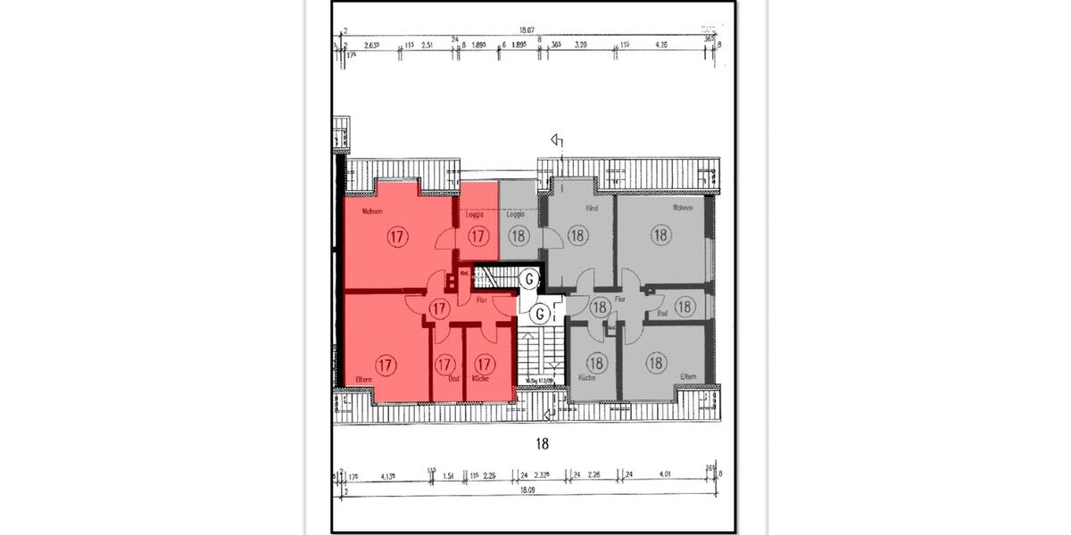 Dachgeschoßwohnung Hannover Döhren-Wülfel - 2 Zimmer, 69 m&sup2;, 235.000&euro; | Angebot:26819817