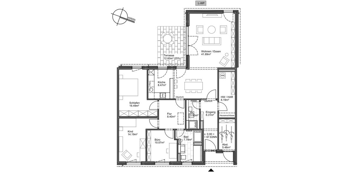 Bungalow Laatzen Laatzen-Mitte - 4 Zimmer, 136 m&sup2;, 657.000&euro; | Angebot:25770968