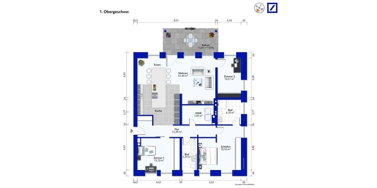 Etagenwohnung Hannover Kirchrode - 4 Zimmer, 141 m&sup2;, 819.000&euro; | Angebot:26309349