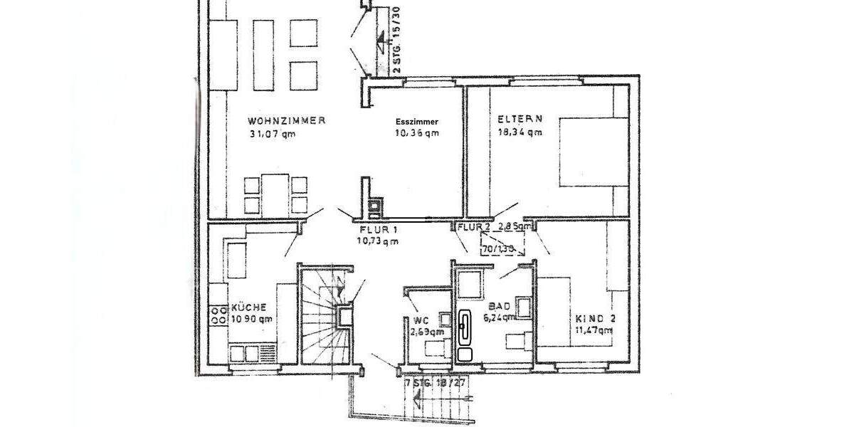 Doppelhaushälfte Garbsen Osterwald O. E. - 4 Zimmer, 115 m&sup2;, 390.000&euro; | Angebot:24269013