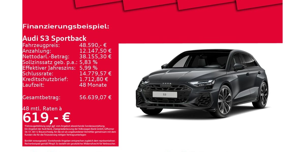 Audi S3 20.263 km 48.590 &euro; Hannover 30179