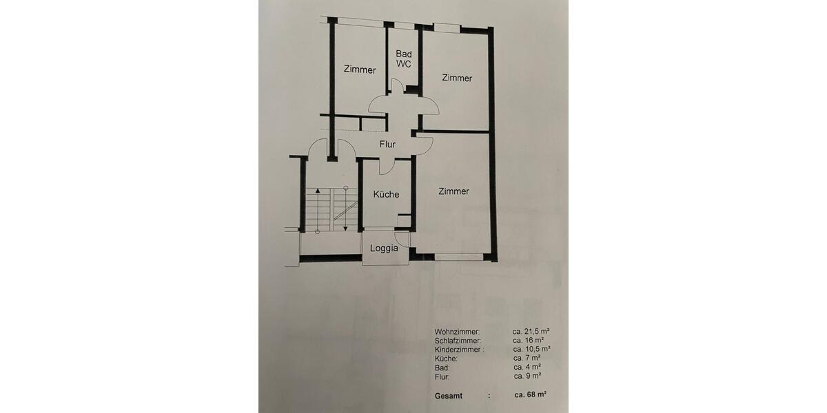 Etagenwohnung Hannover Herrenhausen-Stöcken - 3 Zimmer, 68 m&sup2;, 275.000&euro; | Angebot:26137273