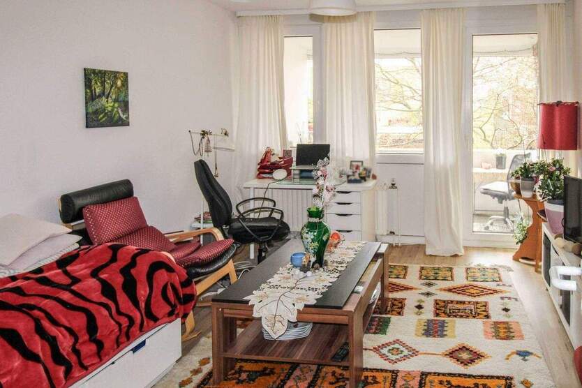 Vermietetes 1-Zimmer-App. mit Balkon und Keller in Hannover Groß-Buchholz 1 zimmer