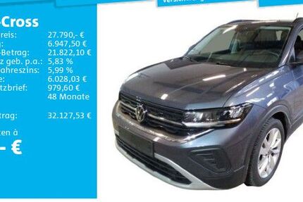VW T-Cross 14.625 km 27.790 &euro; Hannover 30519