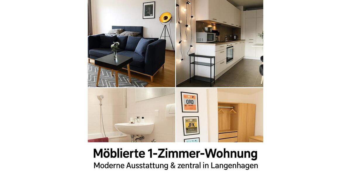Möblierte Wohnung in Langenhagen – Zentrale Lage | 950€ mtl. 1 zimmer