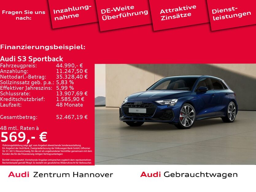 Audi A3 26.913 km 44.990 € Hannover 30179