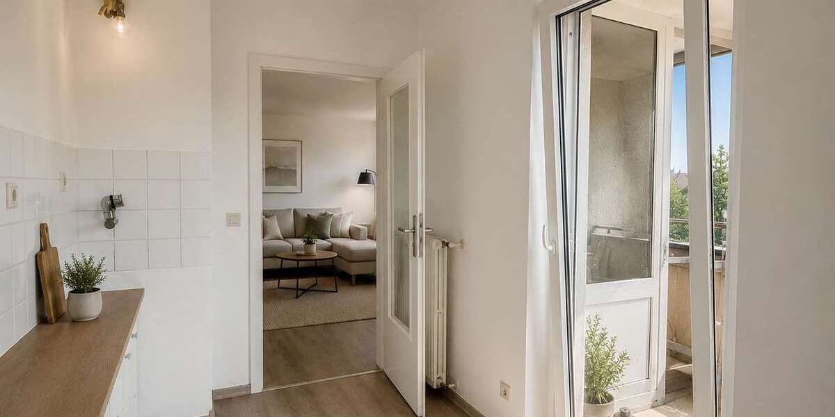 Etagenwohnung Hannover Vahrenwald-List - 2 Zimmer, 57 m&sup2;, 146.500&euro; | Angebot:26989767