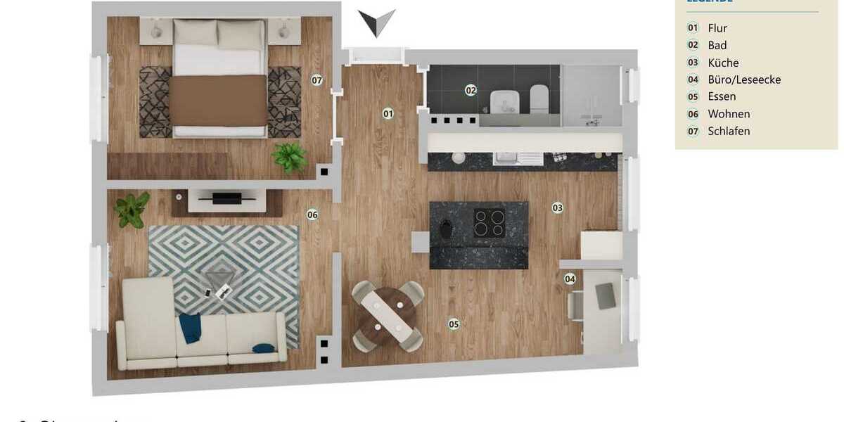 Modernes Zuhause in beliebter Lage - Etagenwohnung Hannover Vahrenwald-List | Angebot:26676738