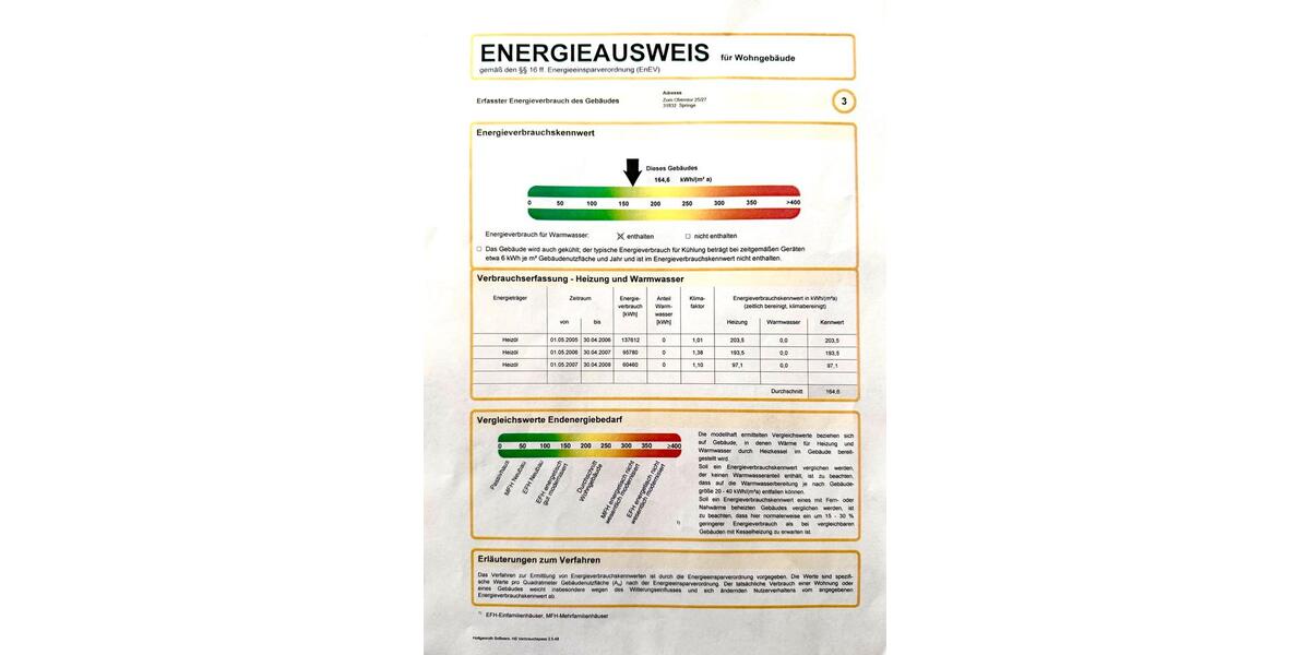 Etagenwohnung Springe - 1 Zimmer, 33 m&sup2;, 83.900&euro; | Angebot:26137272