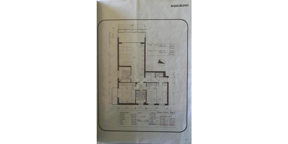 Etagenwohnung Langenhagen Engelbostel - 3 Zimmer, 101 m&sup2;, 339.000&euro; | Angebot:26623368