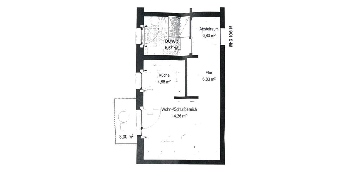 1-Zimmer Wohnung Hannover Misburg 1 zimmer