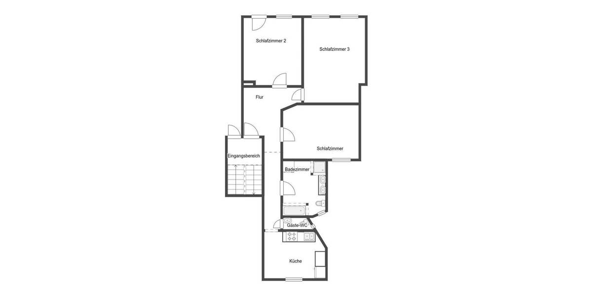 Etagenwohnung Hannover List - 3 Zimmer, 93 m&sup2;, 349.000&euro; | Angebot:26875720