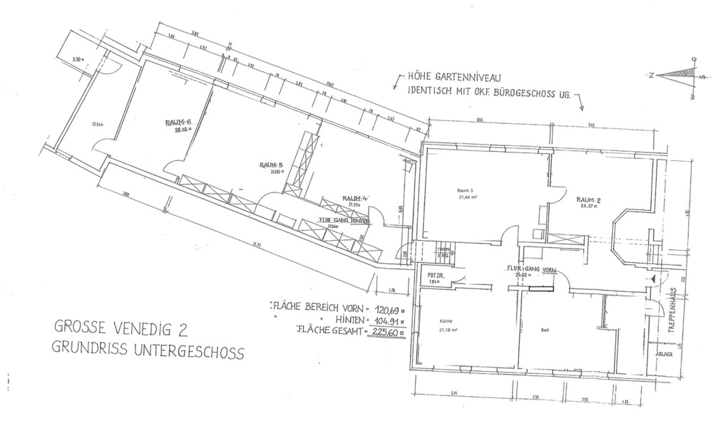 FÜR DIE NETTE WG: BESTE LAGE - VIELE RÄUME - VIELE MÖGLICKEITEN - RUHIG IM UNTERGESCHOSS - ERSTBEZUG NACH RENOVIERUNG IM SOMMER 2026 6 zimmer