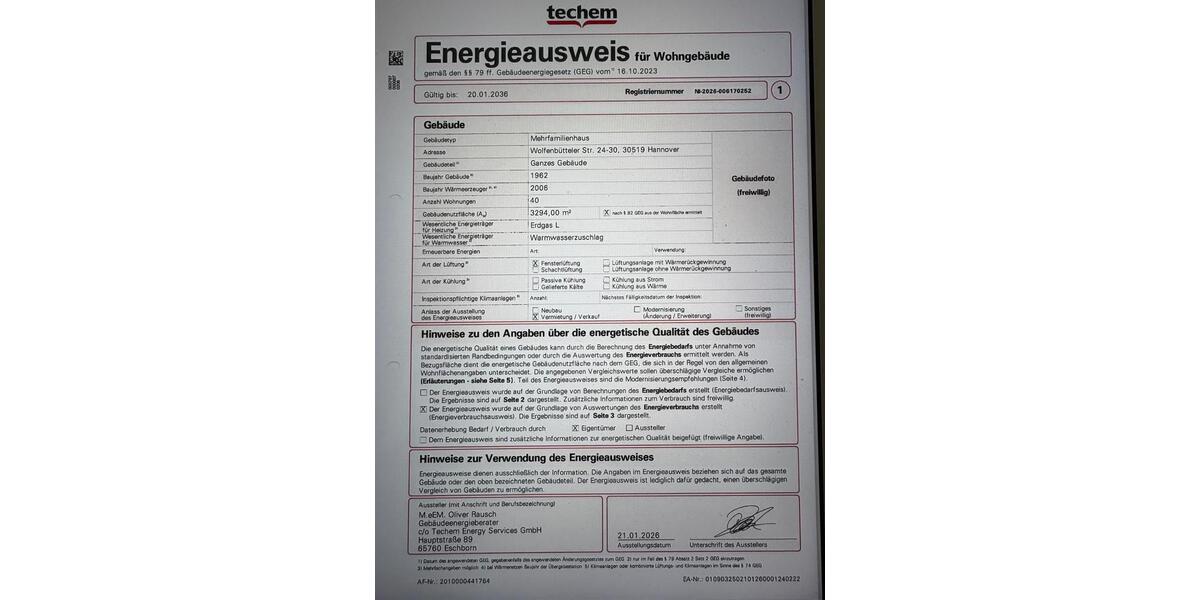 Etagenwohnung Hannover Döhren-Wülfel - 3 Zimmer, 65 m&sup2;, 230.000&euro; | Angebot:27299688