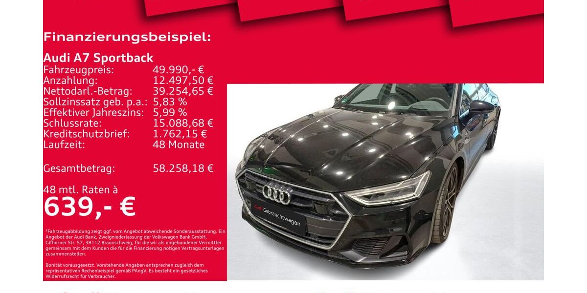 Audi A7 57.029 km 49.990 &euro; Hannover 30179