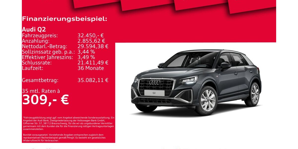 Audi Q2 28.455 km 32.450 &euro; Hannover 30179