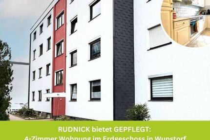 RUDNICK bietet GEPFLEGT: 4-Zimmer Wohnung im Erdgeschoss in Wunstorf 4 zimmer