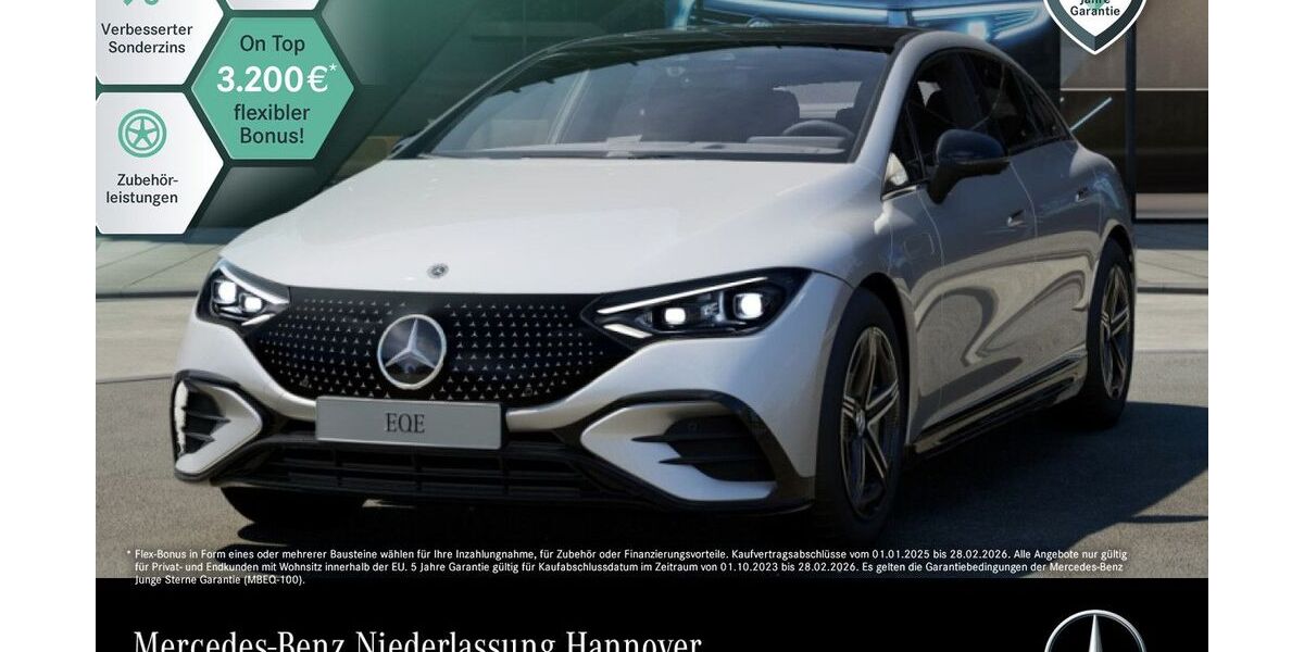 Mercedes-Benz EQE 19.905 km 54.990 € Hannover/Langenhagen 30855