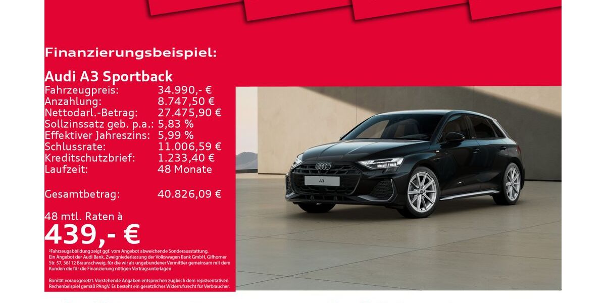 Audi A3 11.803 km 34.990 &euro; Hannover 30179