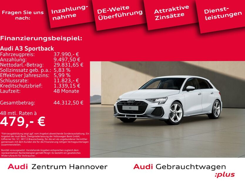 Audi A3 29.186 km 37.990 € Hannover 30179