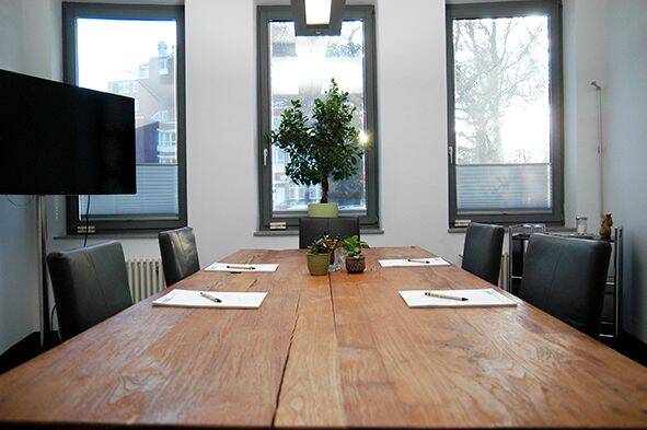 helles bezugsfertiges Private Office im Coworking Space - All-in-Miete