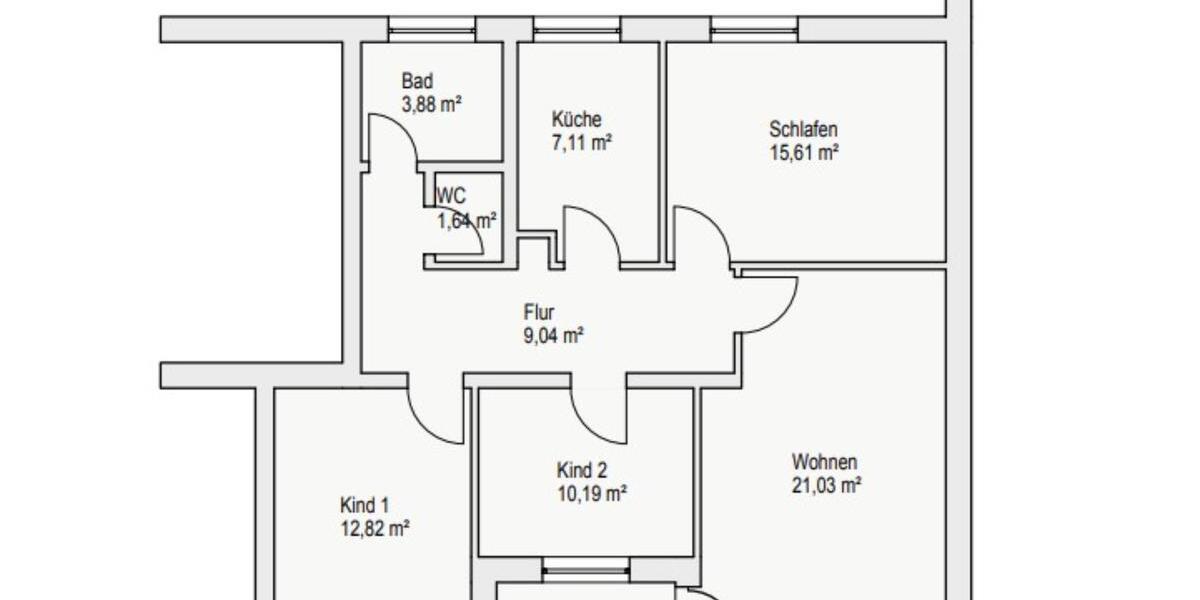 Hannover- 4 Zimmer Wohnung zimmer