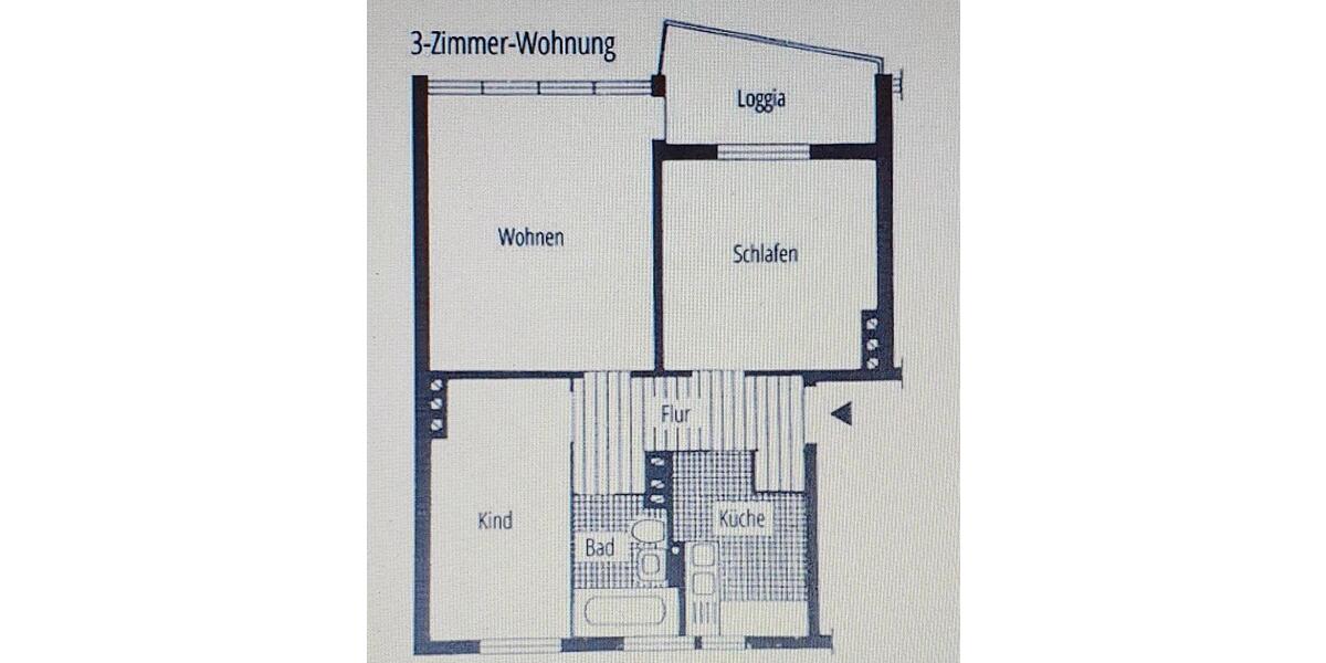 Etagenwohnung Hannover Misburg-Anderten - 3 Zimmer, 60 m&sup2;, 139.000&euro; | Angebot:26355579