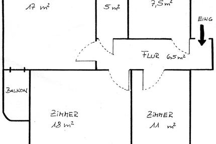Wohnung Hannover Linden-Limmer - 3 Zimmer, 64 m&sup2;, 600&euro; | Angebot:26612201