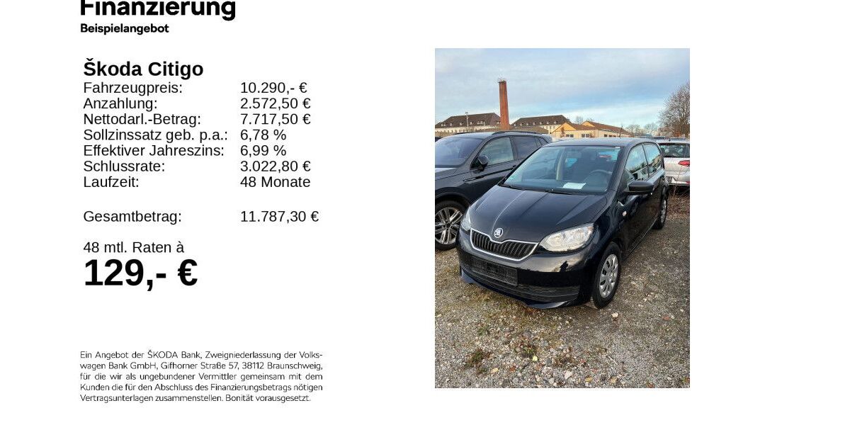 Skoda Citigo 22.546 km 9.990 &euro; Hildesheim 31137