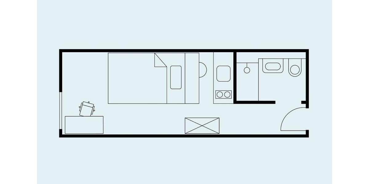 Etagenwohnung Hannover Nord - 1 Zimmer, 20 m&sup2;, 811&euro; | Angebot:26658877