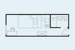 Etagenwohnung Hannover Nord - 1 Zimmer, 20 m&sup2;, 811&euro; | Angebot:26658877