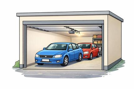 Garage zu vermieten - zu sofort ( Tandemgarage) zimmer