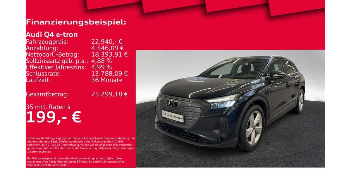 Audi Q4 e-tron 56.296 km 21.950 &euro; Hannover 30179