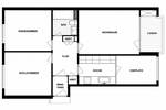 Etagenwohnung Laatzen Laatzen-Mitte - 3 Zimmer, 74 m&sup2;, 790&euro; | Angebot:26907753