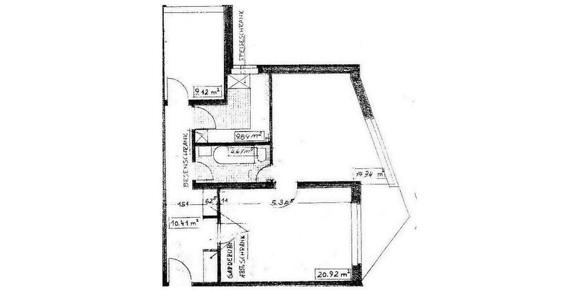 Etagenwohnung Hannover Herrenhausen-Stöcken - 3 Zimmer, 71 m&sup2;, 179.000&euro; | Angebot:26664868