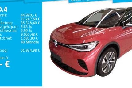 VW ID.4 13.276 km 44.990 &euro; Hannover 30655