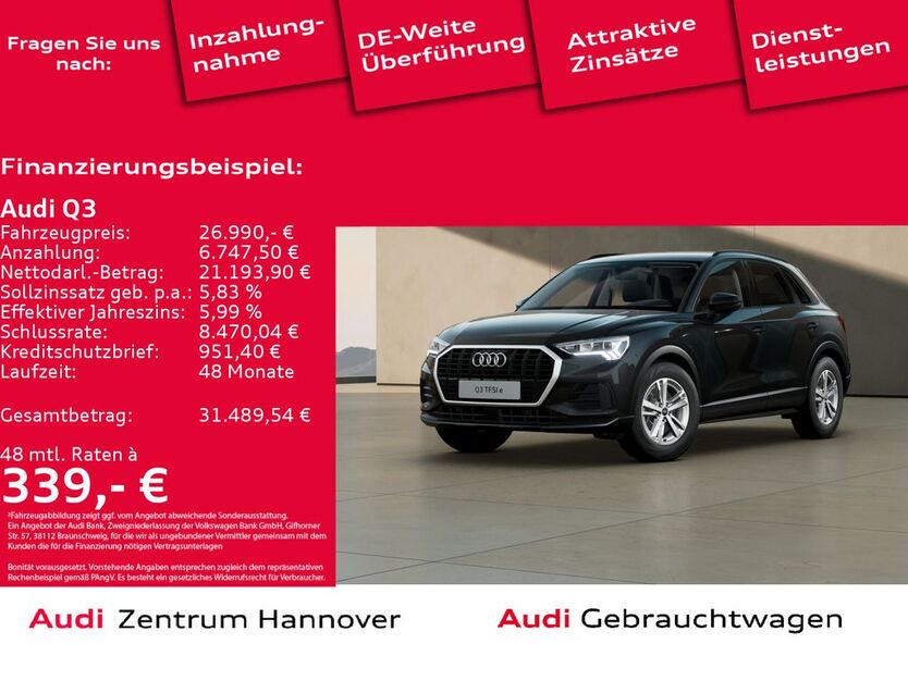 Audi Q3 74.809 km 26.990 € Hannover 30179