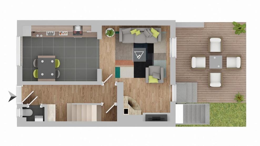 Ihr neues Zuhause mit Balkon und Garage 4 zimmer