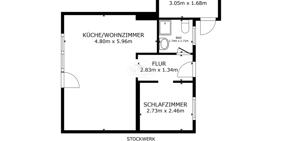 Terrassenwohnung Wunstorf Steinhude - 2 Zimmer, 38 m&sup2;, 157.500&euro; | Angebot:25938462