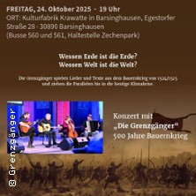 Grenzgänger Konzert - 500 Jahre Bauernkrieg, 500 Jahre Kampf