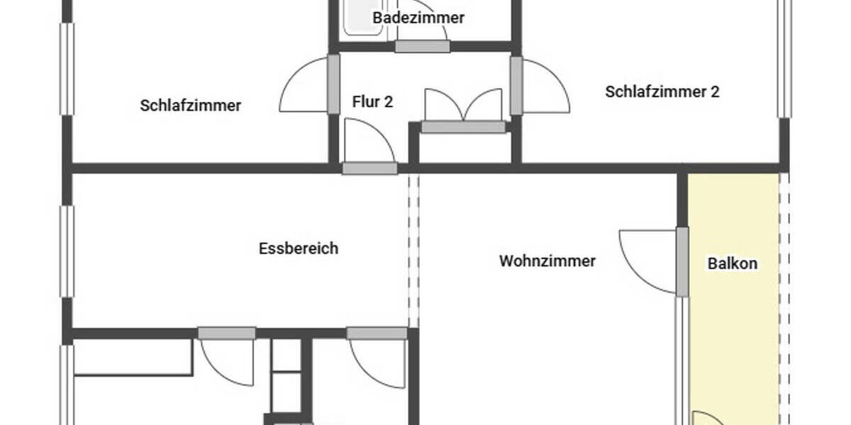 Etagenwohnung Isernhagen Altwarmbüchen - 3 Zimmer, 78 m&sup2;, 199.000&euro; | Angebot:26219302