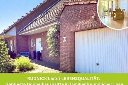 RUDNICK bietet LEBENSQUALITÄT: Gepflegte Doppelhaushälfte in familienfreundlicher Lage 5 zimmer