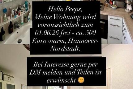 Wohnung Hannover Nord - 1 Zimmer, 32 m&sup2;, 500&euro; | Angebot:26322930