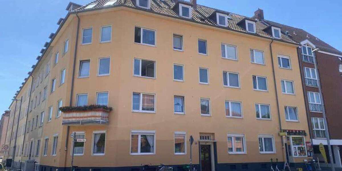 Etagenwohnung Hannover Vahrenwald-List - 3 Zimmer, 58 m&sup2;, 269.000&euro; | Angebot:26083440